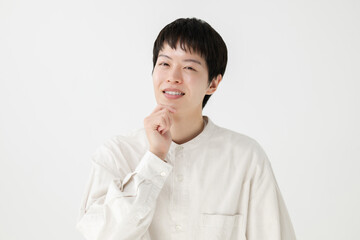 笑顔の男性