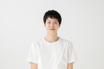 笑顔の男性　美容イメージ