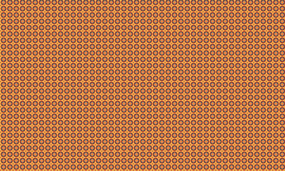Obraz premium Colorful Seamless Circles Pattern with Radial Geometric Motifs