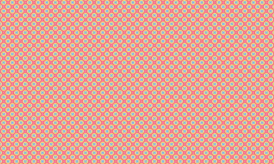 Colorful Seamless Circles Pattern with Radial Geometric Motifs