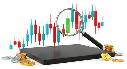 Financial Market Analysis with Candle Chart