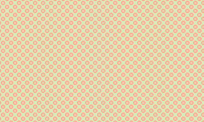 Colorful Seamless Circles Pattern with Radial Geometric Motifs