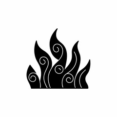 unique Tumbleweed silhouette illustration isolated on white background