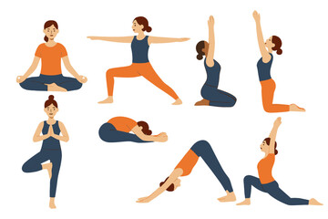 Yoga poses practice at home for beginners focusing on flexibility, strength, and mindfulness during morning routine