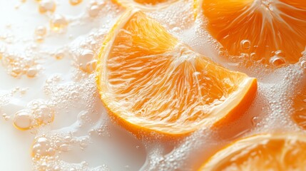 orange on a white background
