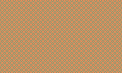 Colorful Seamless Circles Pattern with Radial Geometric Motifs