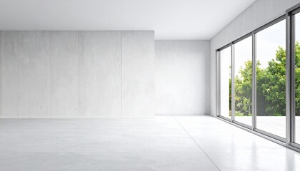 empty room with window
