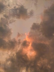 clouds in the sky