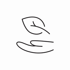 ecology care icon sign vector