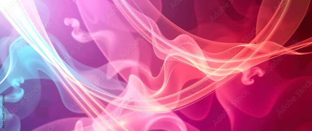 Aufkleber abstract background design with colorful smoke effect for wallpaper and presentation template use