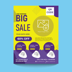 Big Sale Discount Shop Flyer Template.eps