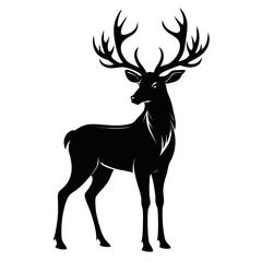deer silhouette vector