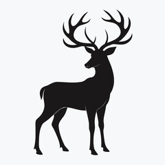 deer silhouette vector