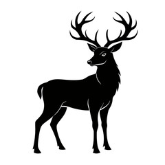 deer silhouette vector