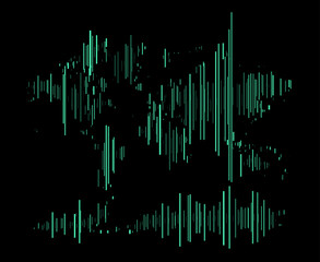 Multicolour Vertical line shape world map in different shape. Vector line shape world map design representing national borders and continents. Vertical world map to global geography