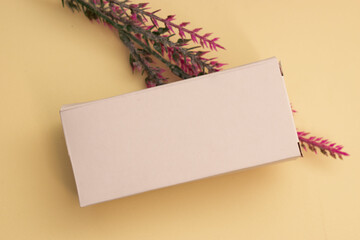 White Cardboard Cosmetic Boxes – Elegant Branding Packaging Mockup