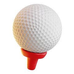 Golf Ball 3D Icon
