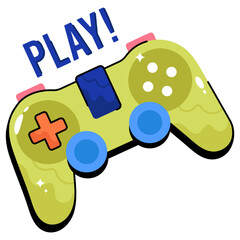 video game controller cartoon