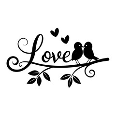 birds on a branch