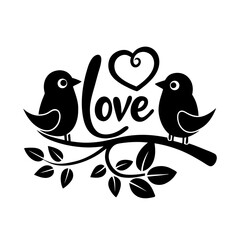 birds on branch