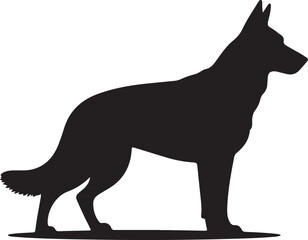 dog silhouette vector illustration design