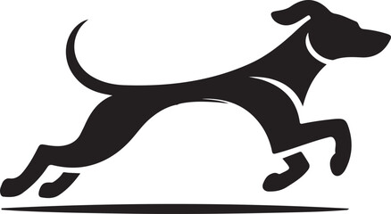 dog silhouette vector illustration design