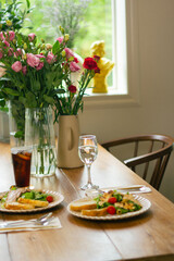 breakfast in the restaurant
