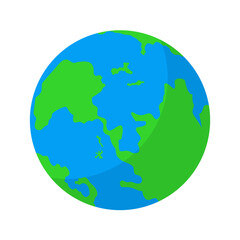 Earth Globe Vector Illustration