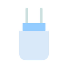 Electrical Plug Adapter Charger Minimalist Power Device Illustration