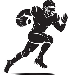 football player silhouette vector illustration design