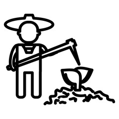 Intensive Agriculture icon vector illustration concept