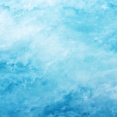 Abstract cerulean blue watercolor wash texture background wallpaper. Copy space, cold ice color art, contemporary artistic backdrop