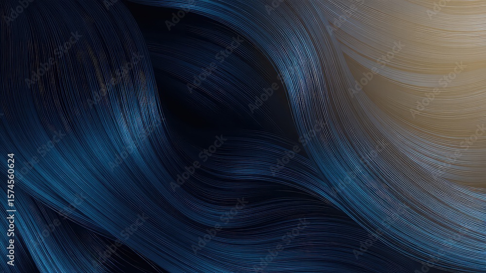 Poster luxurious waves of color flow together in an abstract texture, a captivating and modern visual exper