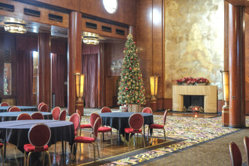 Cozy living room atmosphere inside cafe café coffee shop bar lounge bistro onboard luxury historic...