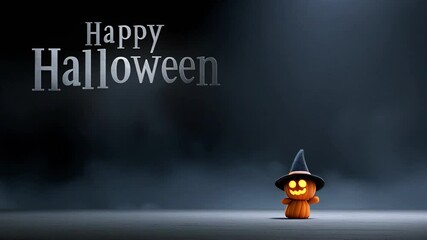 Happy Halloween – Cute Dancing Pumpkin Animation - Powered by Adobe