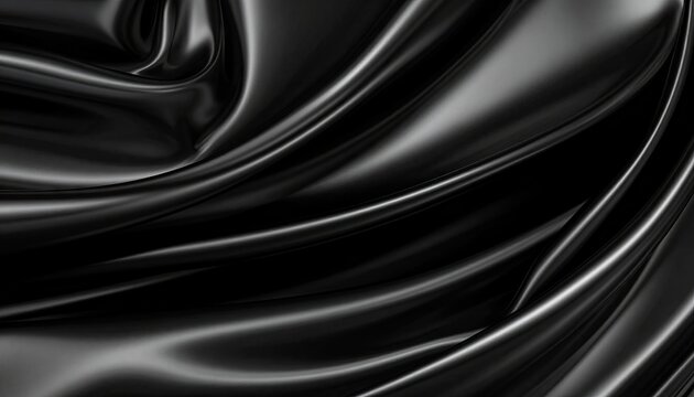 Dark, smooth, flowing fabric