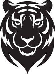 tiger silhouette vector illustration design