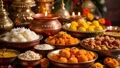 Indian festive food & ceremonial offering