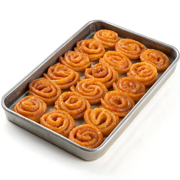 A tray full of jilapi