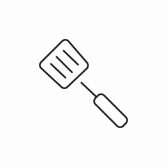 spatula kitchen icon sign vector