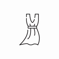 woman dress icon sign vector