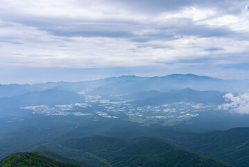 八ヶ岳から見た水田02