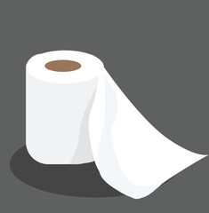 toilet paper.Toilet paper flat icon.