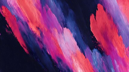 Abstract impasto painting with dynamic brush textures and expressive color palette, modern abstract artwork featuring layered paint strokes and vibrant depth, contemporary abstract impasto art