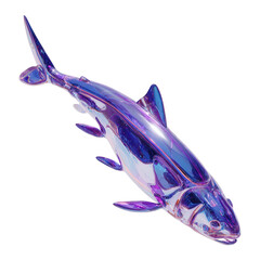 fish on white background