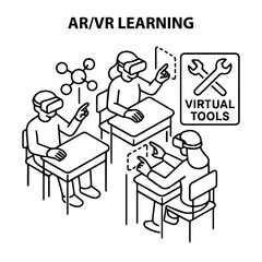 Ar vr learning virtual reality augmented classroom education students tools future technology school
