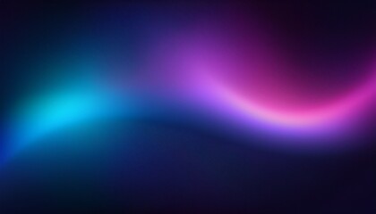 blue pink purple blurred gradient background with aurora shape and light texture on black background modern blue blur grainy technology background for poster wallpaper