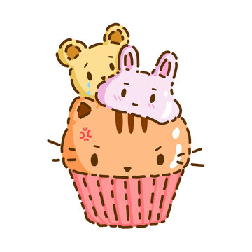 Cupcat and friends
