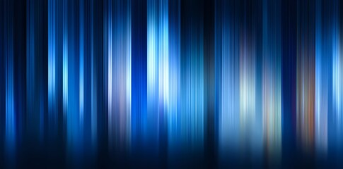 Dark-to-Light Blue Vertical Streaks with Neon Highlights