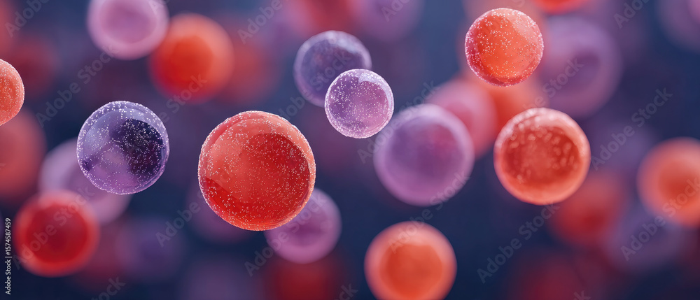Poster exploring molecular structures laboratory setting scientific visualization microscopic environment a
